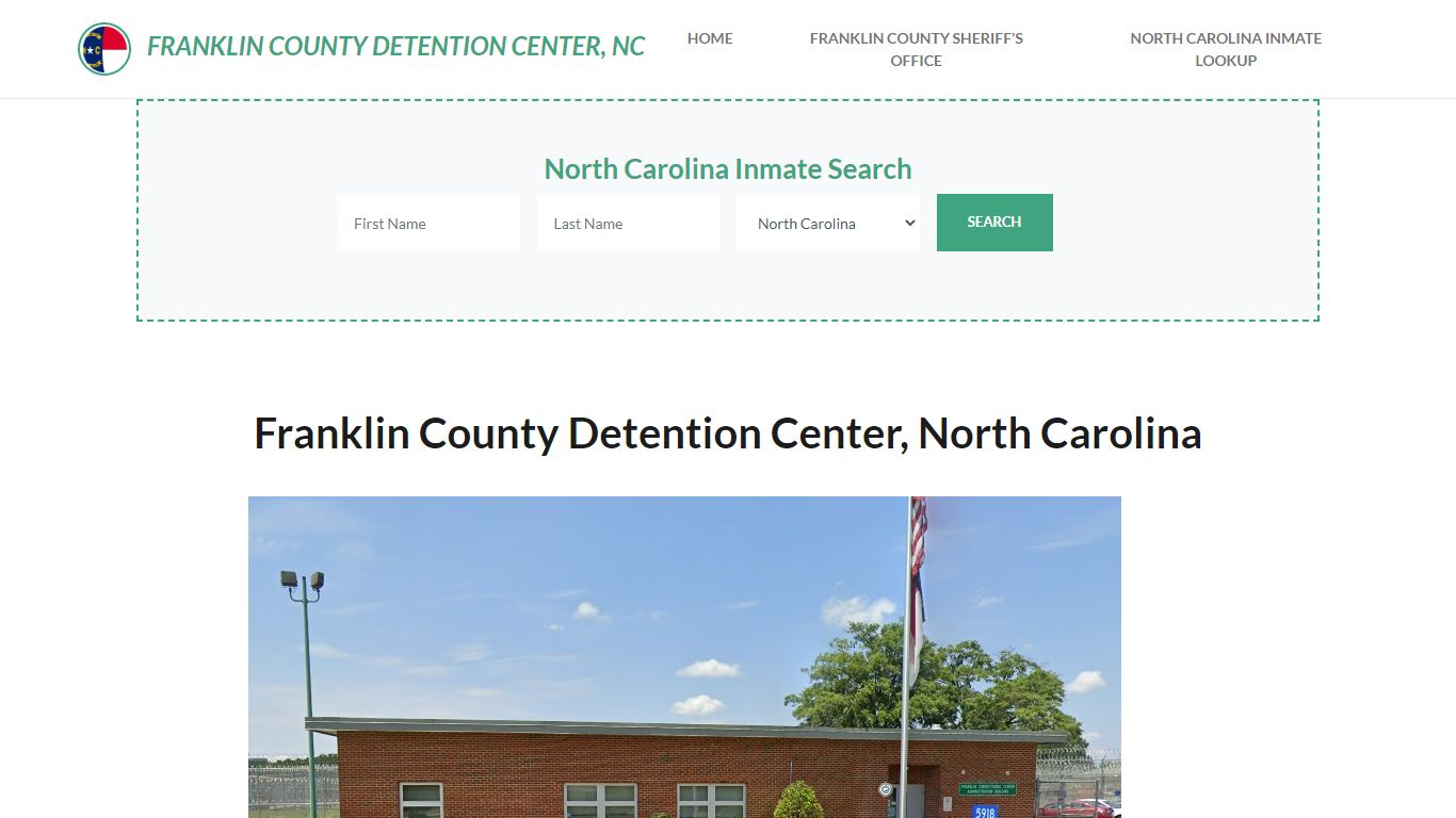 Franklin County Detention Center, NC Inmate Roster, Offender Search